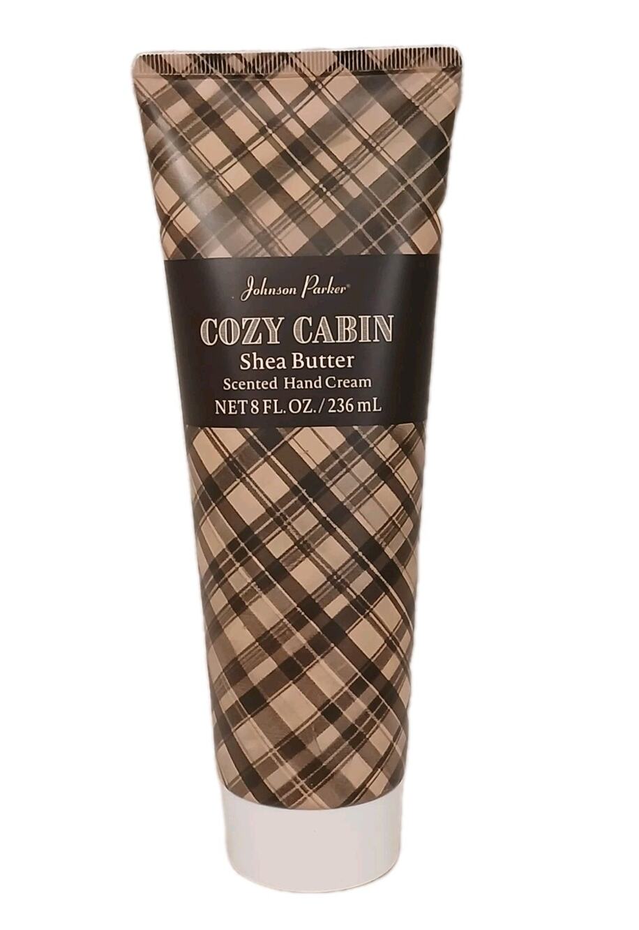 Johnson SHEA BUTTER Moisturizing Hand Cream Cozy Cottage Scented Large 8 oz Tube